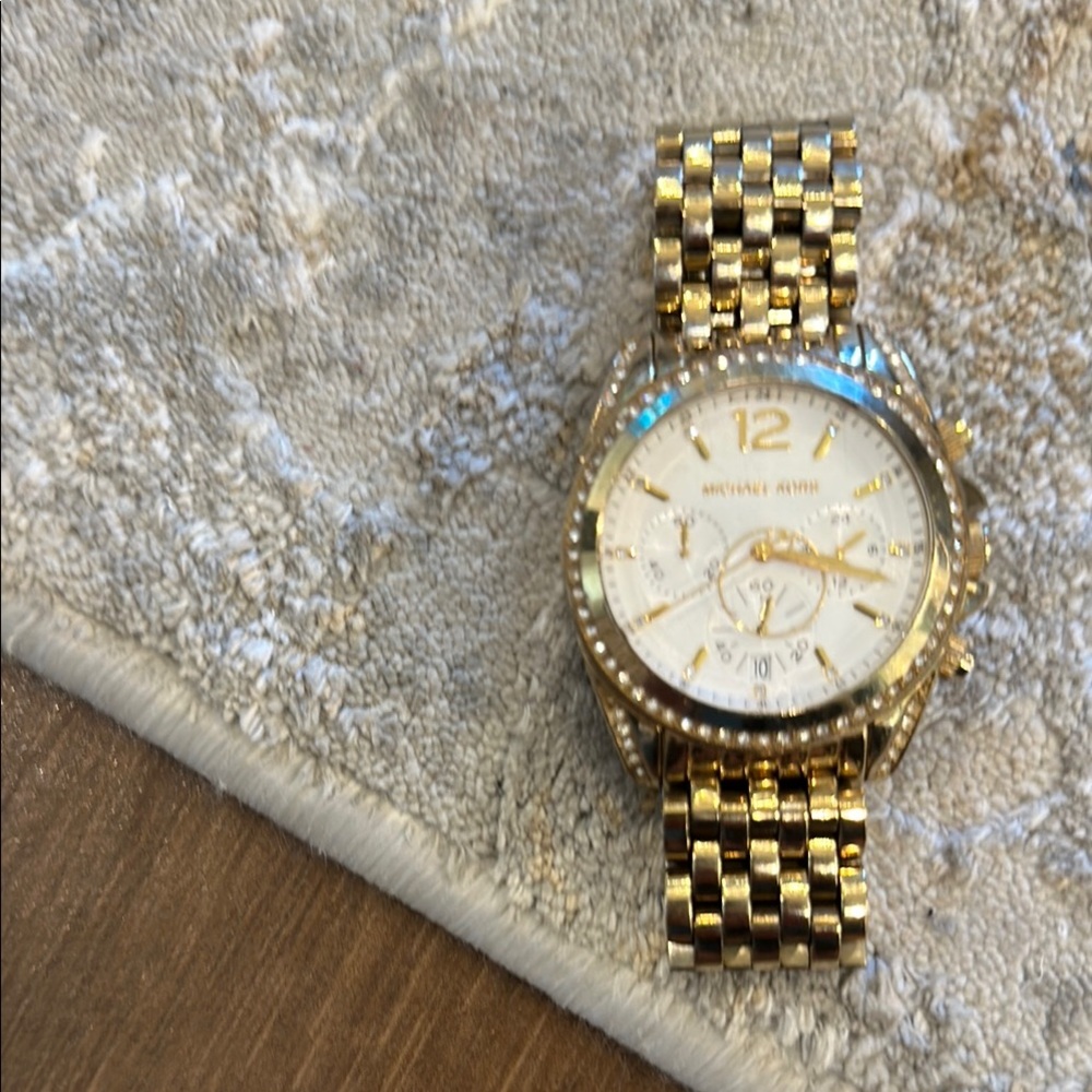 Michael Kors Gold Chronograph Watch
